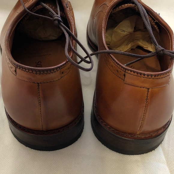 New men’s size 9E Allen Edmonds Cornwallis dress shoes in Walnut leather in box main image 7